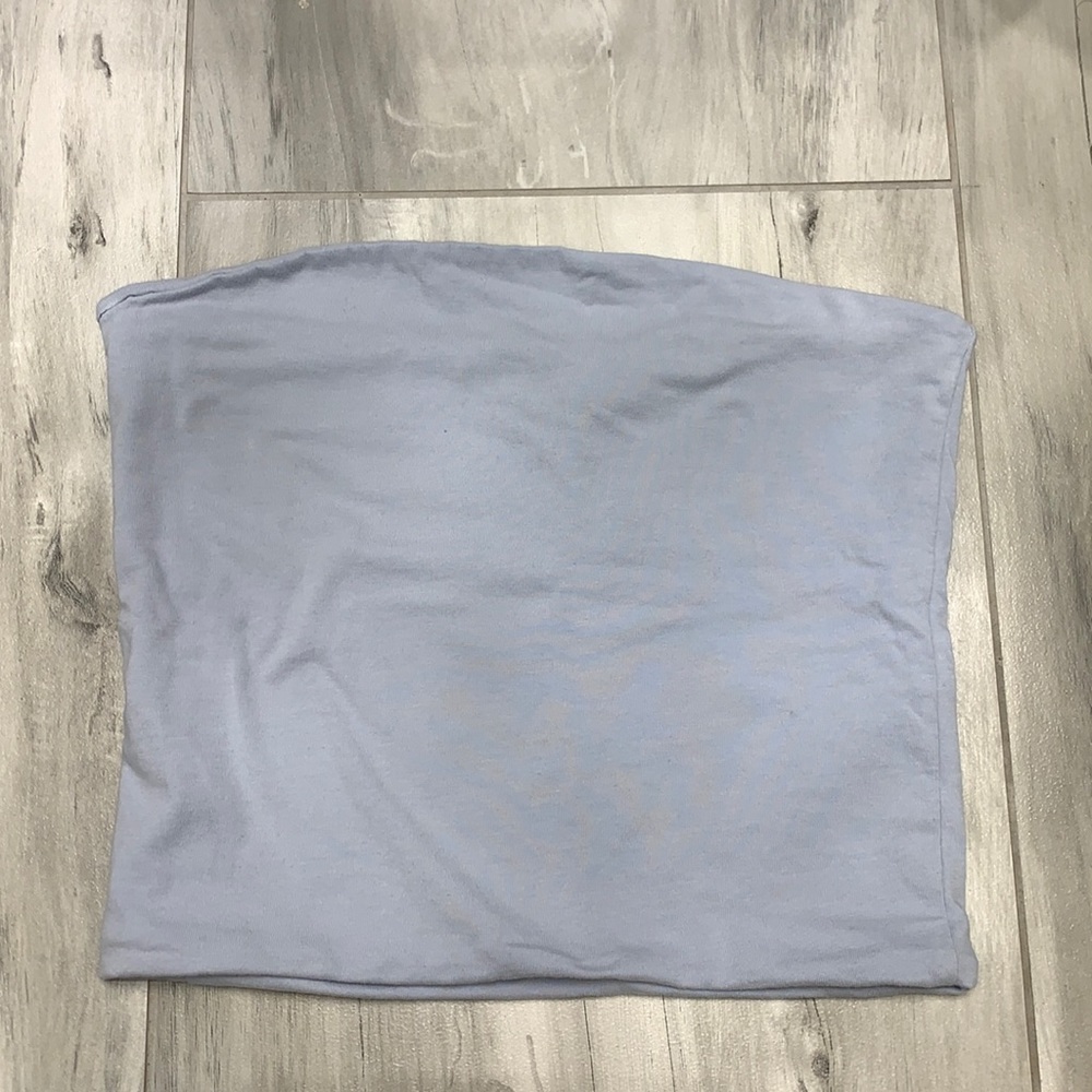 Brandy Melville Light Blue Tube Top